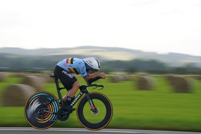Remco Evenepoel, campeón del mundo de la prueba contrarreloj en Glasgow