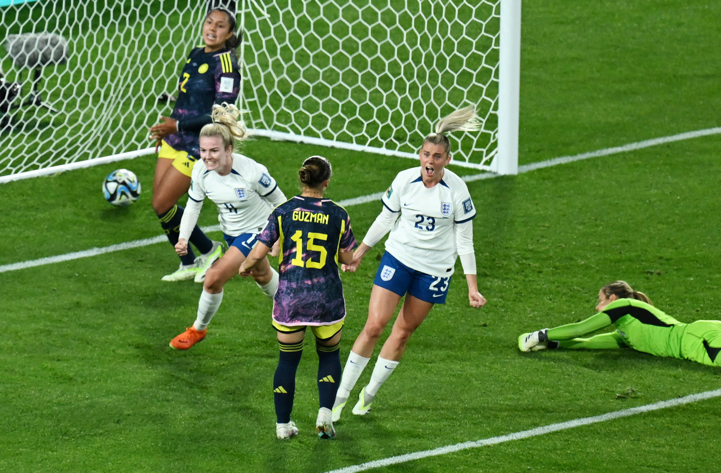 Inglaterra venció a Colombia y la Tricolor quedó eliminada del Mundial Femenino