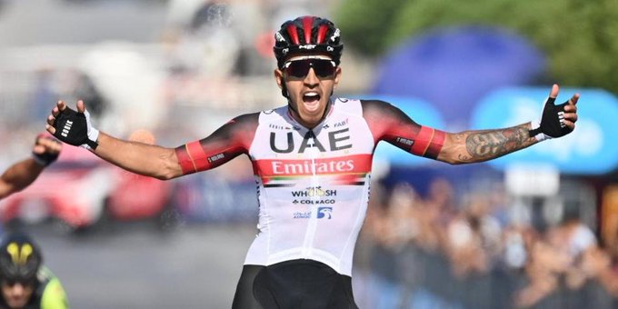 El colombiano Juan Sebastián Molano gana la primera etapa de la Vuelta a Burgos