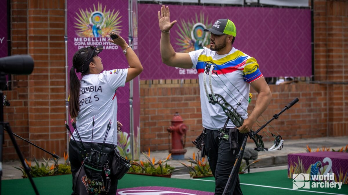 Colombia, por el oro mundial en el tiro con arco compuesto mixto