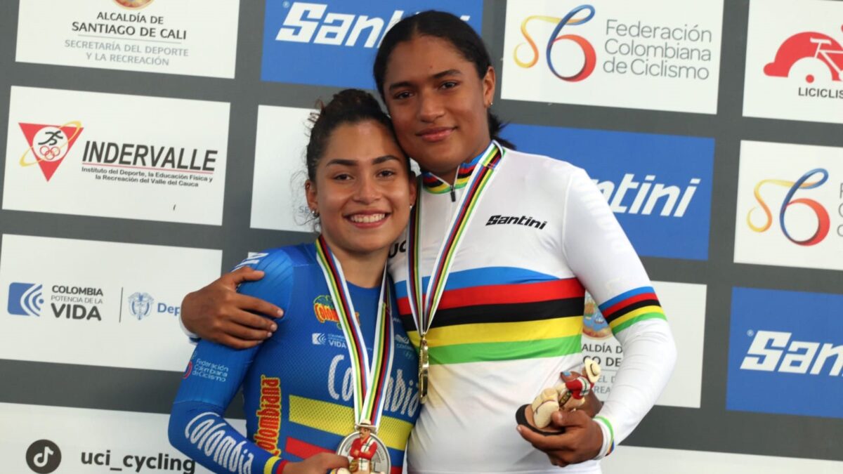 Stefany y Nathalia, oro y plata en el Mundial Júnior de Pista en Cali