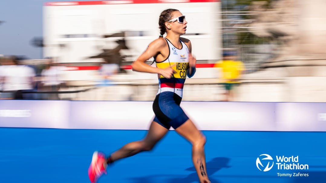 Carolina Velásquez, sexto lugar en la Copa Mundial de Triatlón