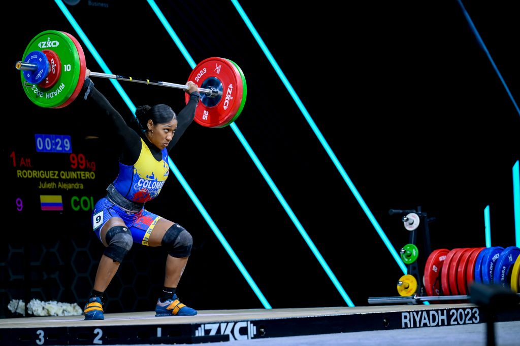 Colombia, campeón en damas del Mundial de Levantamiento de Pesas en Arabia Saudita