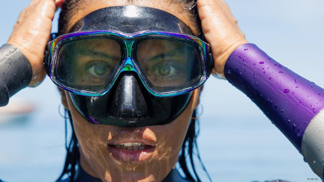 Marcela Ávila, récord nacional en apnea profundidad sin aletas