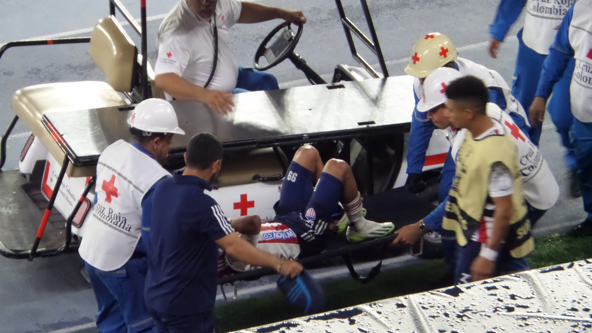 Dos semanas por fuera de la cancha para el jugador del Junior, José Enamorado