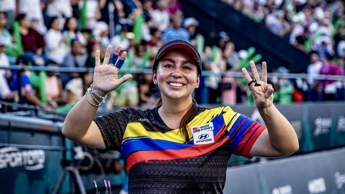 Sara López ganó su octava final en Copa Mundo de Tiro con Arco