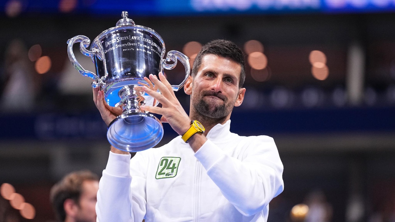 Novak Djokovic recuerda a Kobe Bryant con su victoria 24 en un Grand Slam
