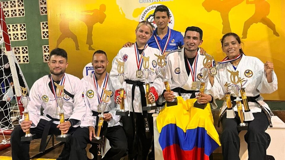 Una decena de medallas para Colombia en el Suramericano de hapkido