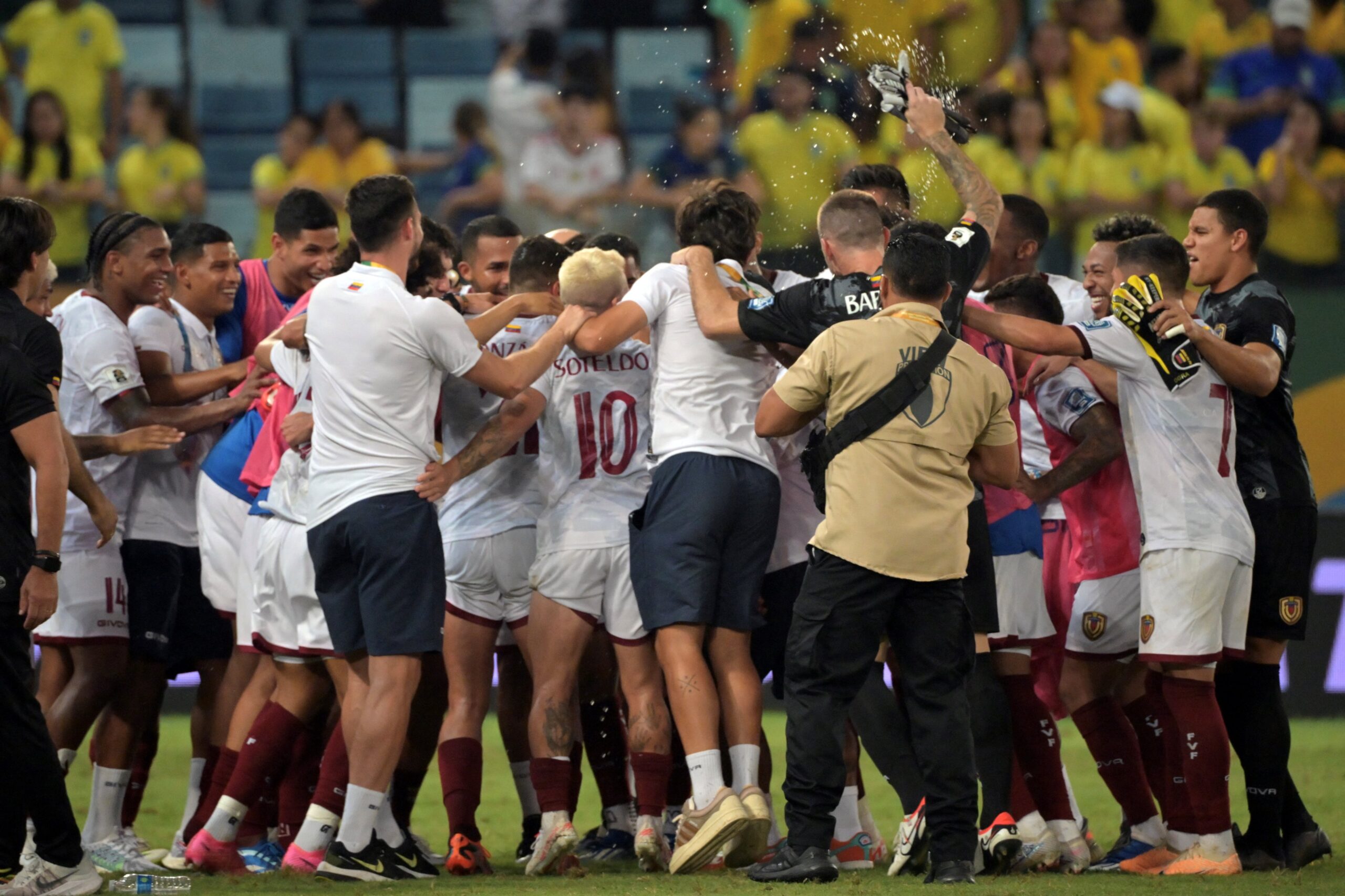 Sorpresivo empate de la selección de Venezuela en Brasil