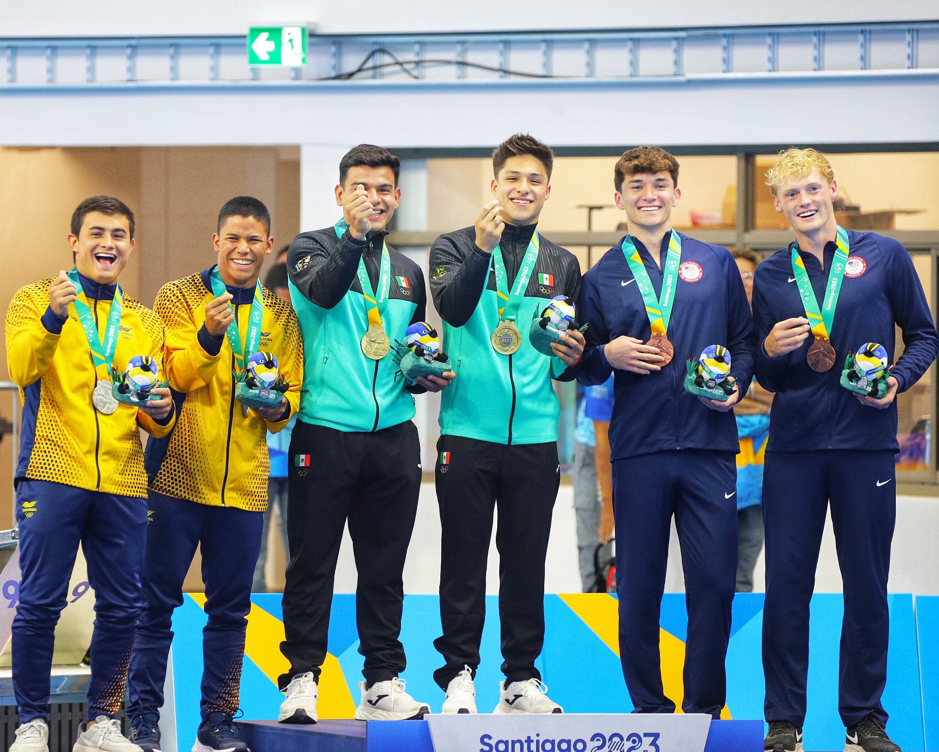 Colombia sigue en el quinto lugar de los Juegos Panamericanos en Santiago