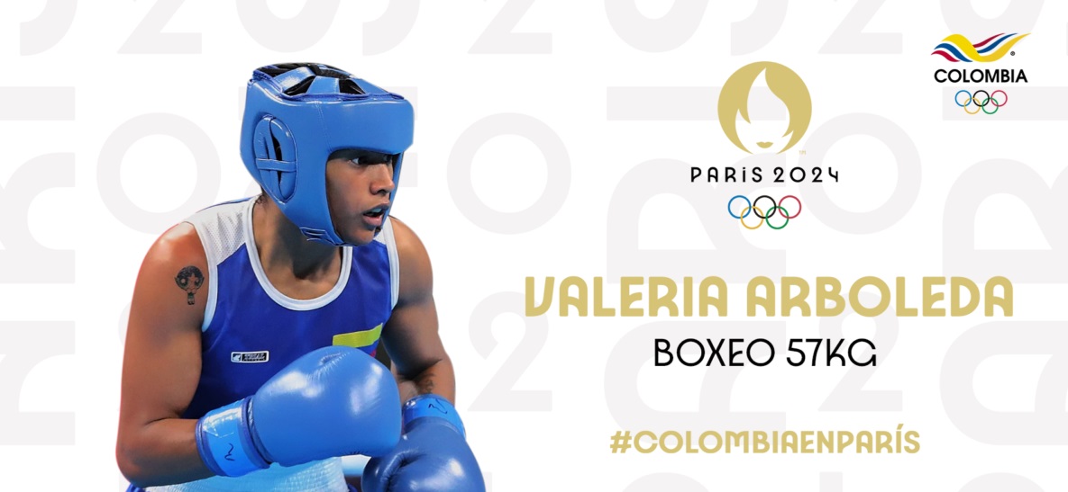 La boxeadora colombiana Valeria Arboleda clasificó a los Juegos Olímpicos París 2024