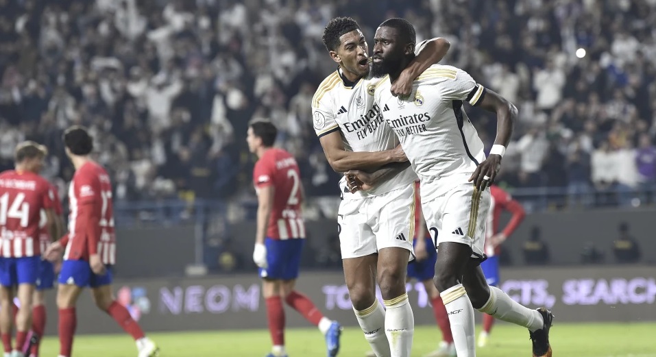 Real Madrid vence 5-3 al Atlético en la prórroga y se mete en la final de la Supercopa