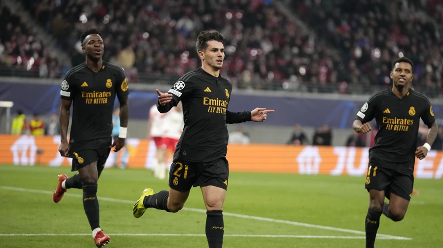 Golazo de Brahim Díaz sella el triunfo de Real Madrid en casa de Leipzig