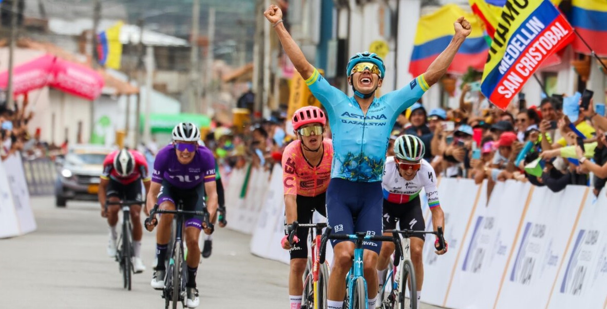 Harold Tejada ganó la segunda etapa y es nuevo líder del Tour Colombia 2024
