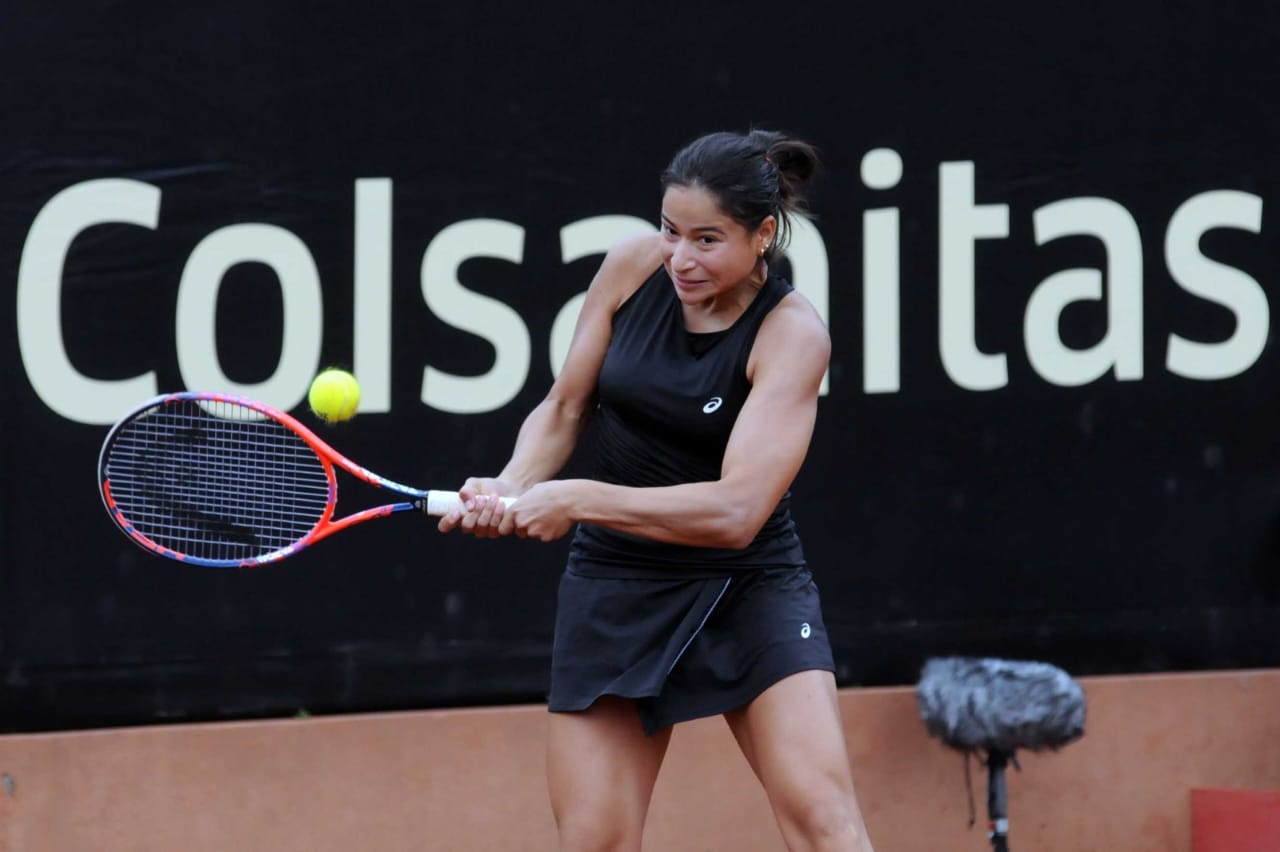 María Fernanda Herazo ganó en Bogotá, su tercer partido del Pre-Clasificatorio al torneo Colsanitas de tenis