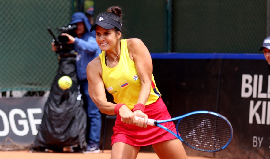 «Estoy muy contenta con los resultados»: tenista barranquillera María Paulina Pérez