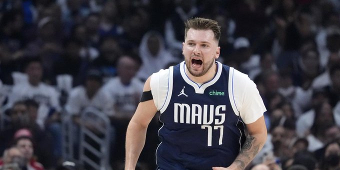 Con 35 puntos de Doncic, Mavericks apalean 123-93 a Clippers y están a un triunfo de avanzar