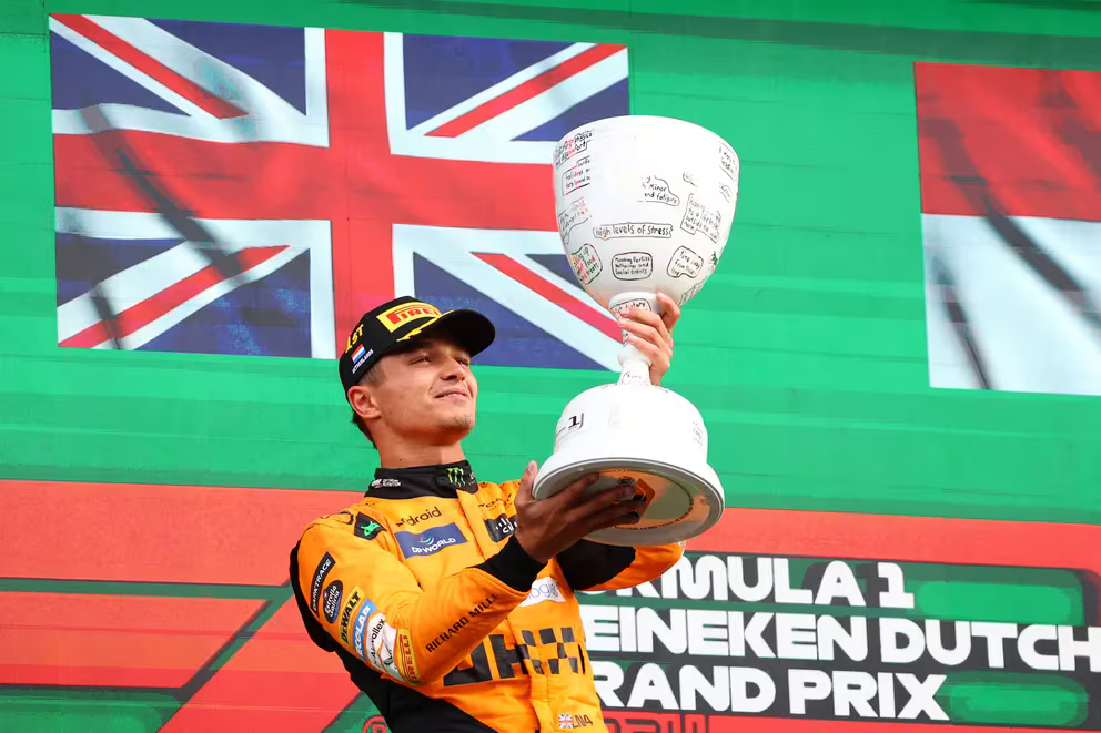 Lando Norris ganó el Gran Premio de Países Bajos en la Fórmula 1