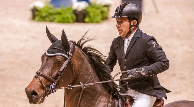 René López, eliminado en la fase clasificatoria del salto individual ecuestre en Juegos Olímpicos Paris 2024