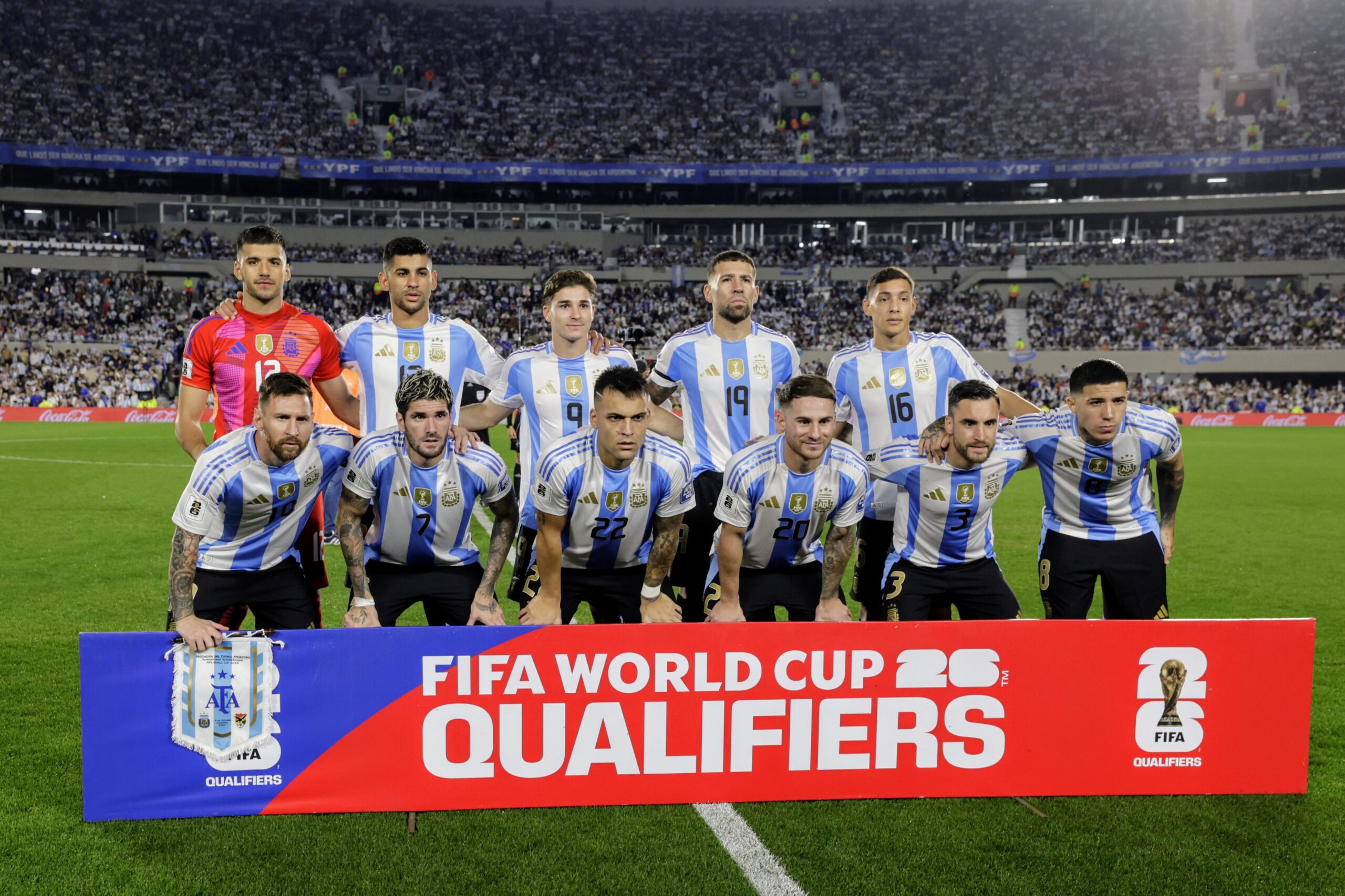 Selección de Argentina sigue en cabeza de la clasificación FIFA