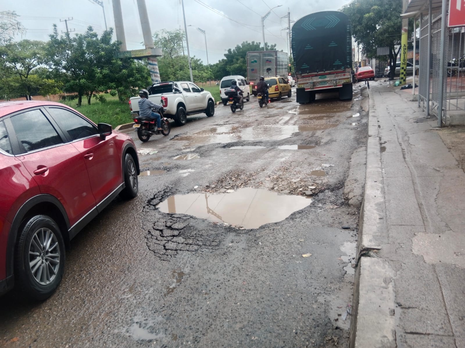 Denuncian que después de los anuncios, no se observa ningún trabajo en la Circunvalar entre Murillo y la calle 30
