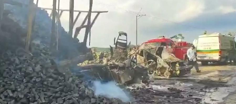 Dos muertos deja choque múltiple en Troncal del Magdalena Medio