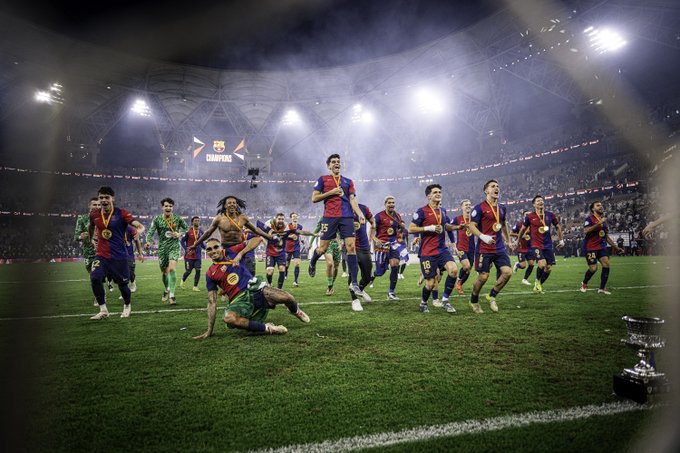 Barcelona golea 5-2 al Real Madrid para consagrarse monarca de la ...