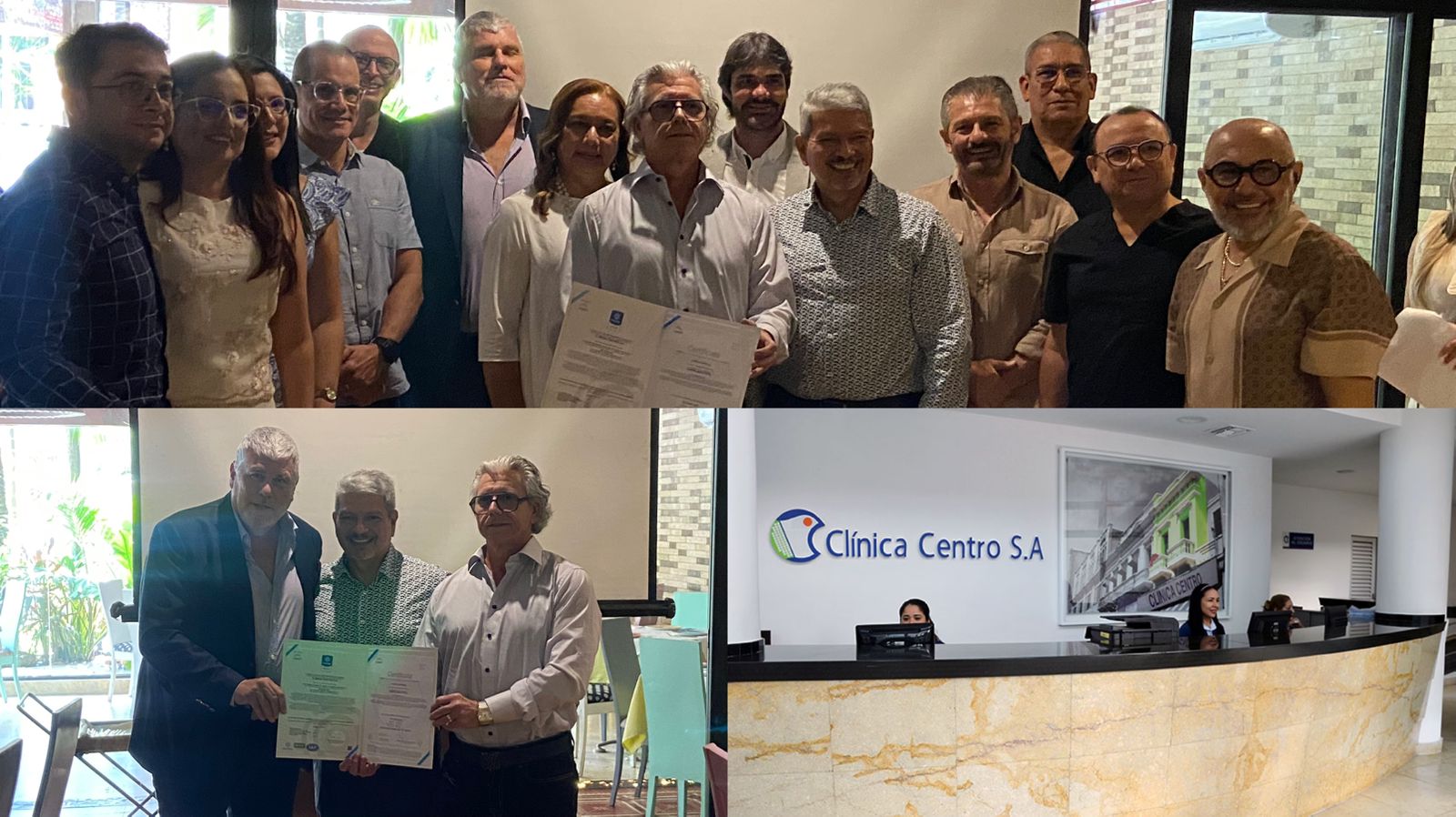 Clínica Centro, pionera en trasplante pulmonar, recibe certificación Icontec 