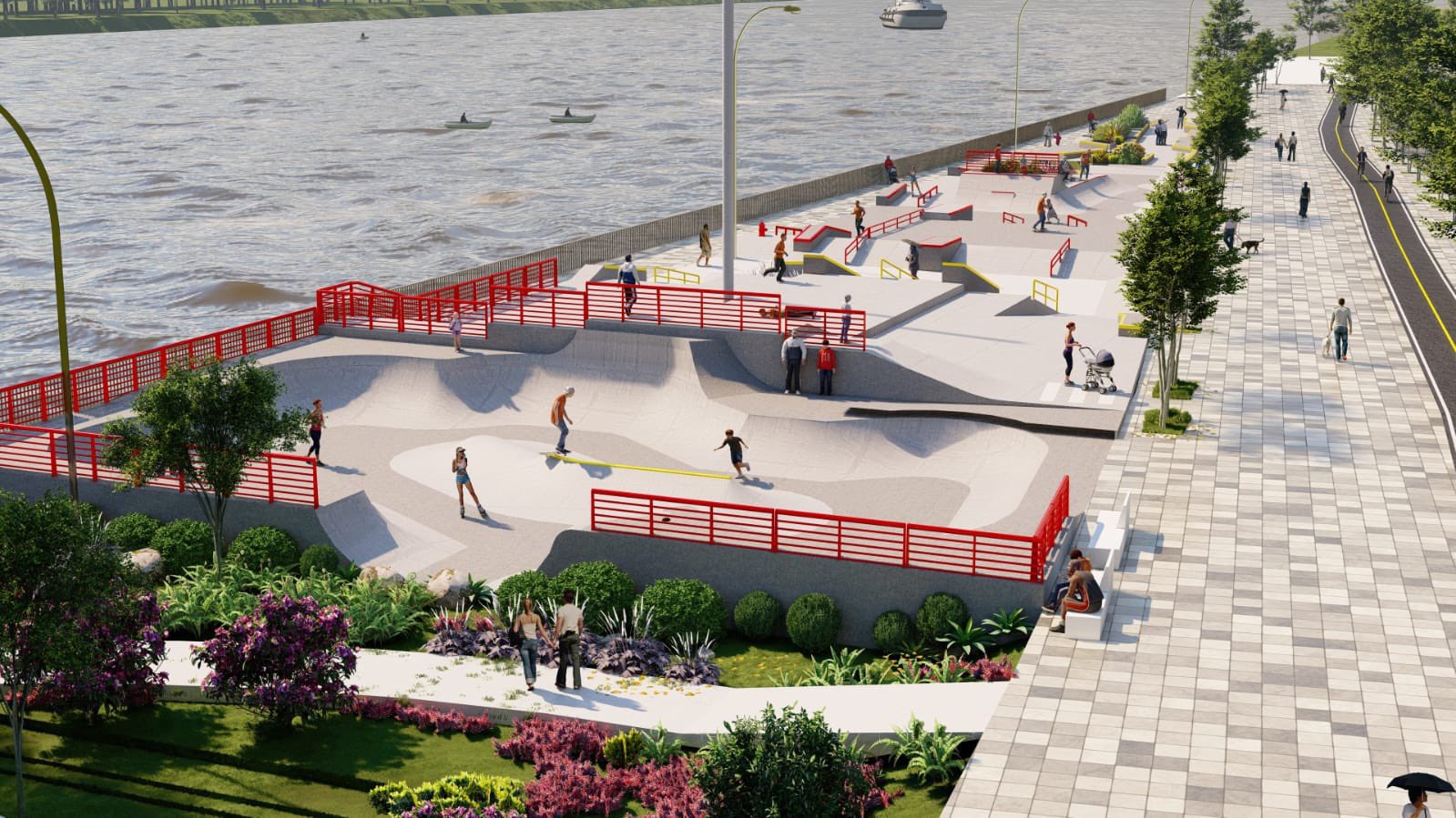 25 oferentes para obra del Skatepark que tendrá el Gran Malecón, anuncia el alcalde Char