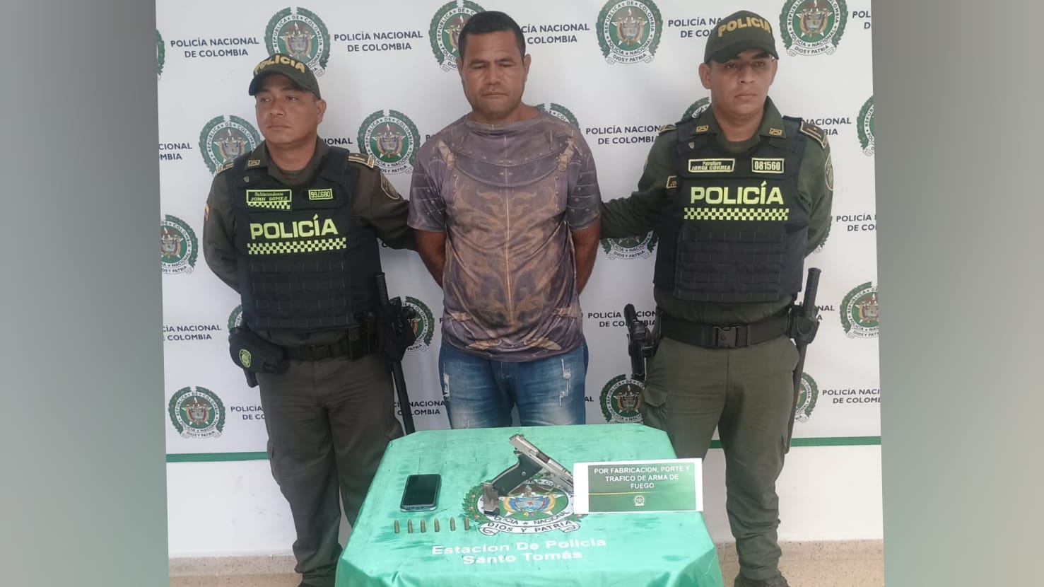 En Ponedera capturan a un sujeto por porte ilegal de arma de fuego ...