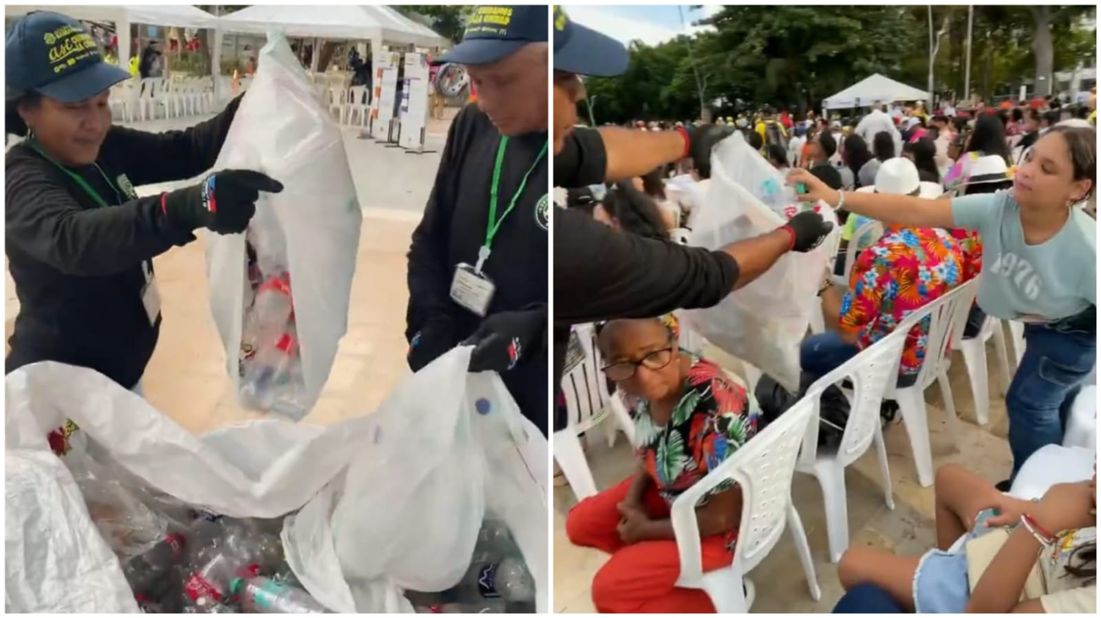 En eventos de precarnaval, recicladores recuperan más de 35 mil botellas pet y 10 mil latas