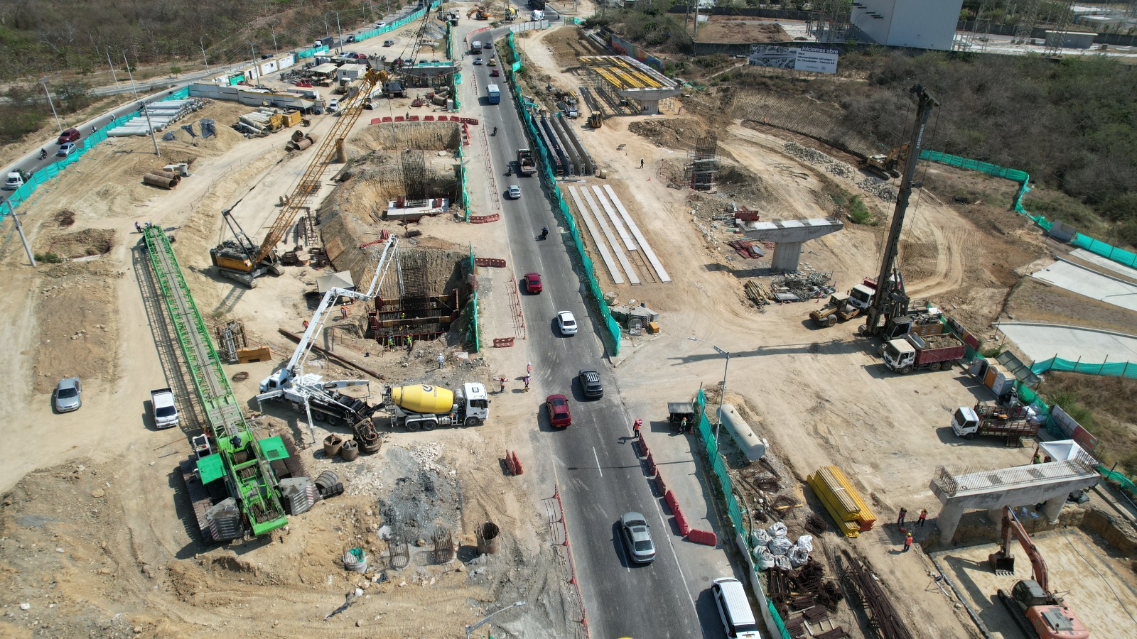 Antes de finalizar el año, los dos puentes del intercambiador vial de ...