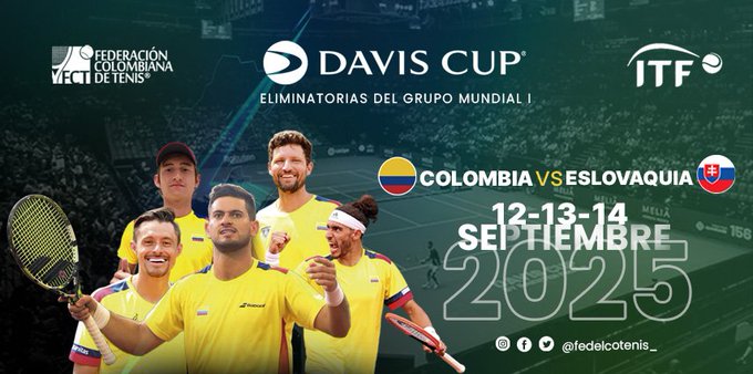 Eslovaquia, el próximo rival de Colombia en la Copa Davis