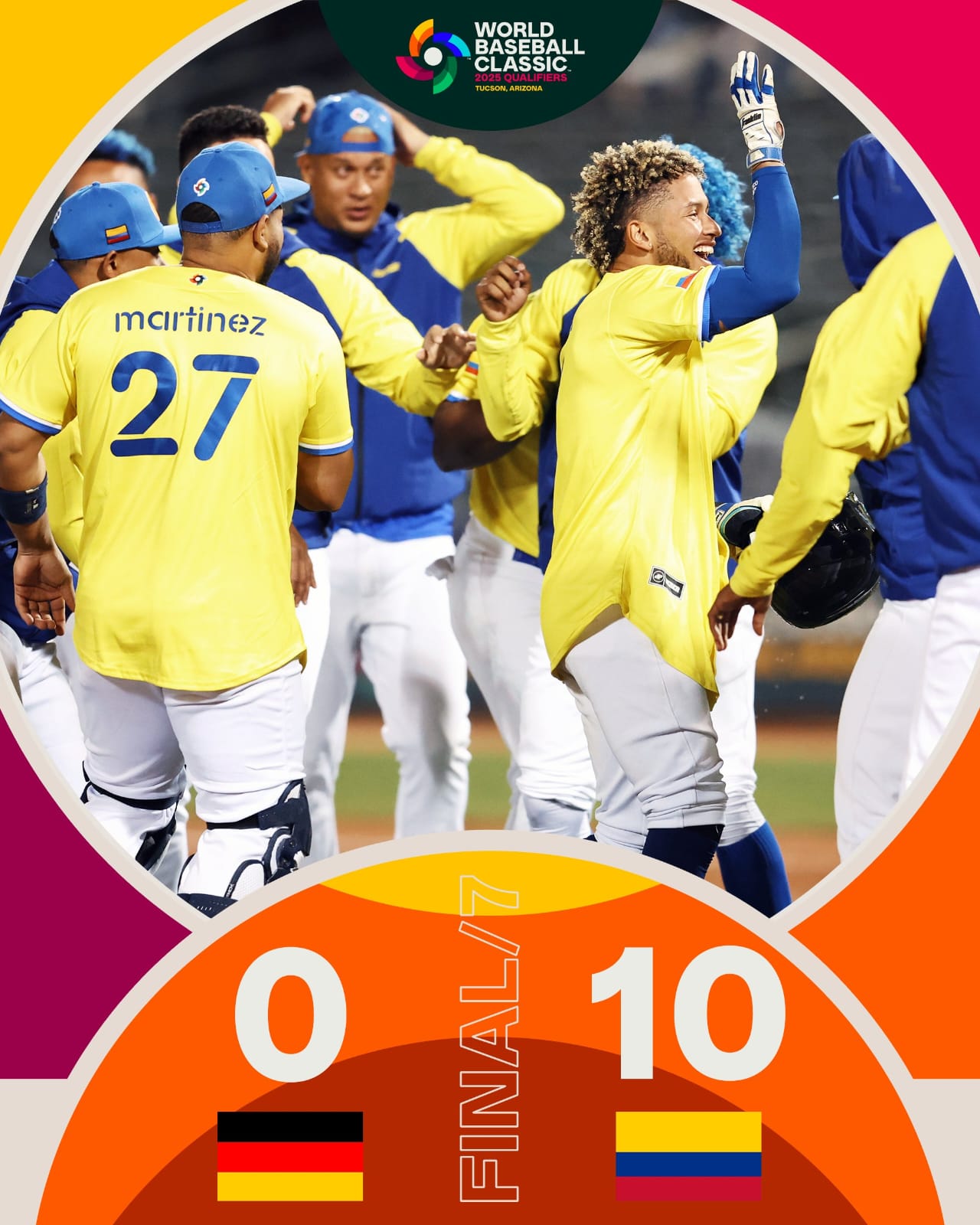 Colombia noqueó a Alemania 10-0 y clasificó al World Baseball Classic ...
