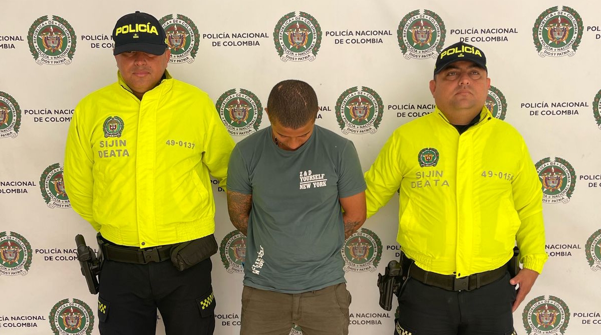 Policía del Atlántico capturó a alias ’38’, presunto integrante del Clan del Golfo