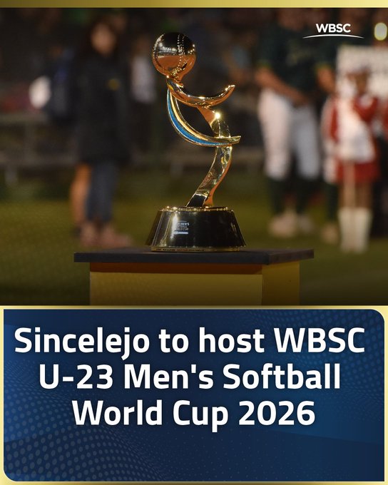 Colombia, sede de la Copa Mundial de Sóftbol Masculino Sub-23 2026 ...