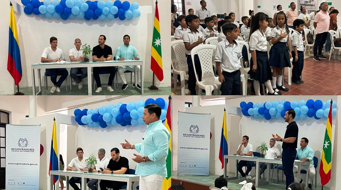 Niños asumieron como Registradores Infantiles en la sede de la Registraduría de Barranquilla