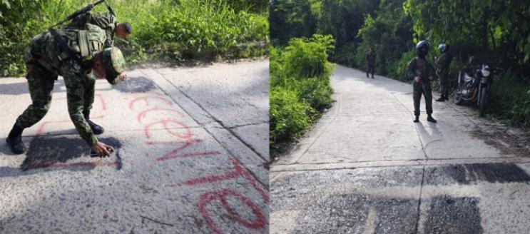 Alerta en La Guajira por aparición de mensajes del ELNAlerta en La Guajira por aparición de mensajes del ELN