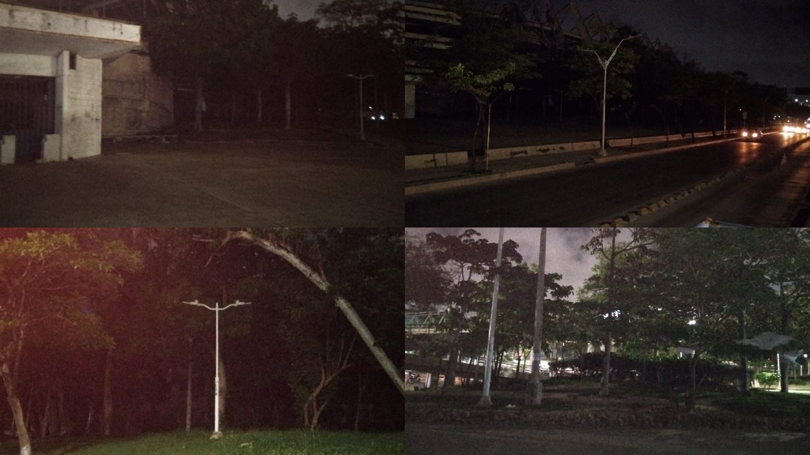 Parque Metropolitano continúa sin luz en zona de juegos y cancha de fútbol