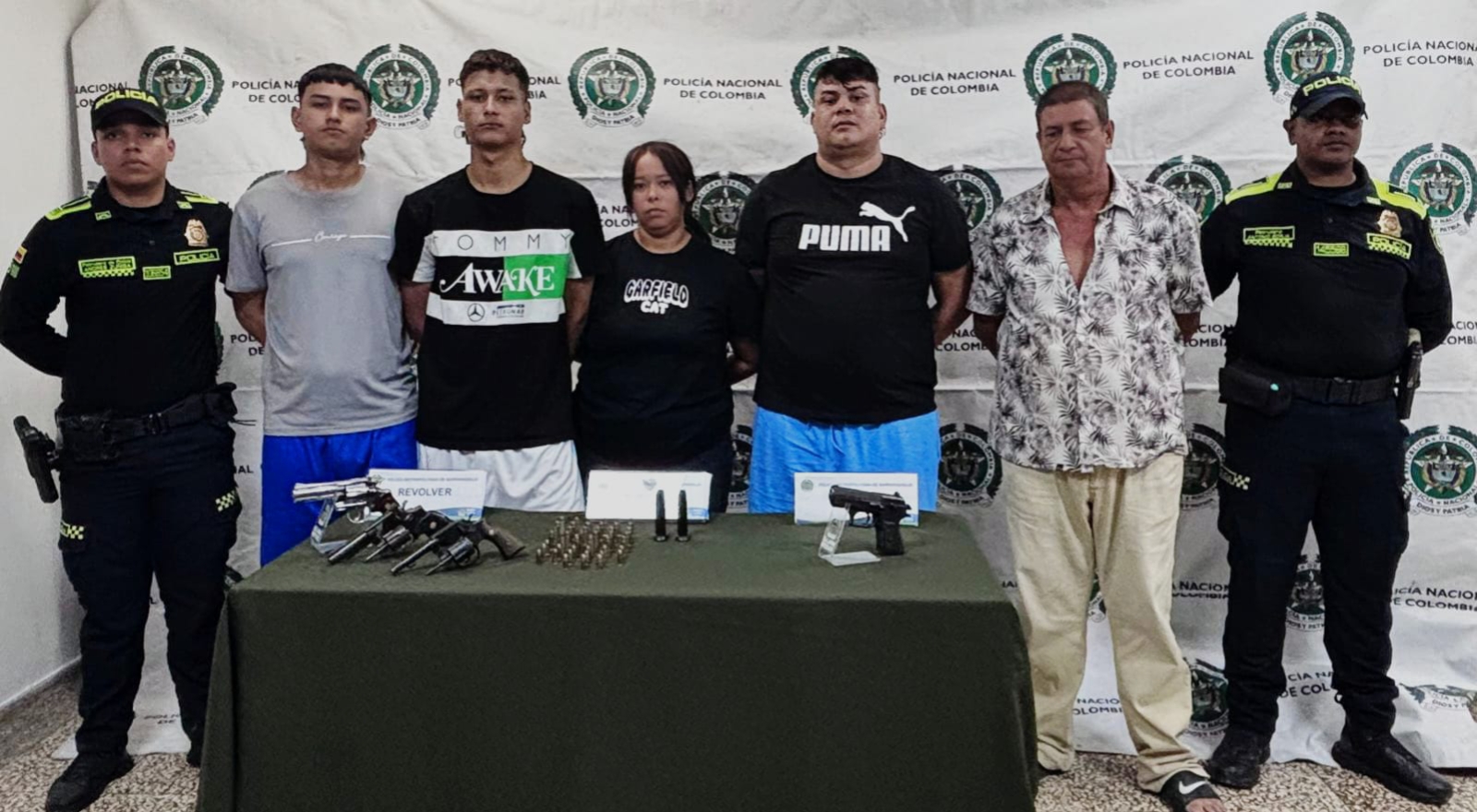 Capturan a cinco presuntos cobradiarios de ‘Los Costeños’ en operativos en Soledad