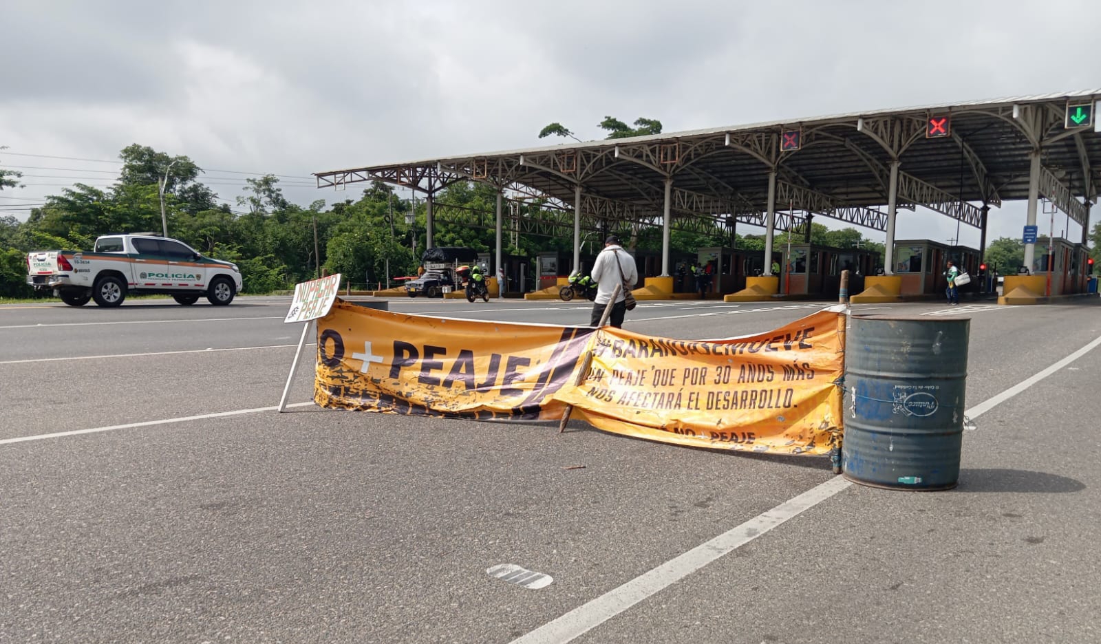 Autopistas del Caribe rechaza bloqueo en peaje Galapa y responde a señalamientos del Comité No Más Peajes