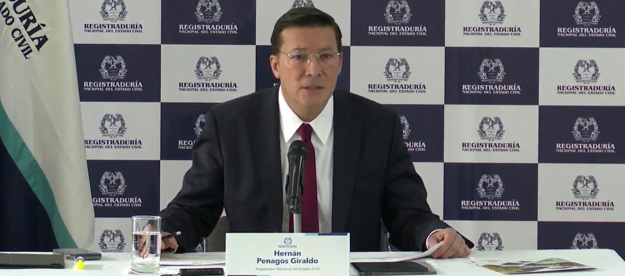 Altas Cortes deberán decidir el futuro de la consulta popular: Registrador Nacional