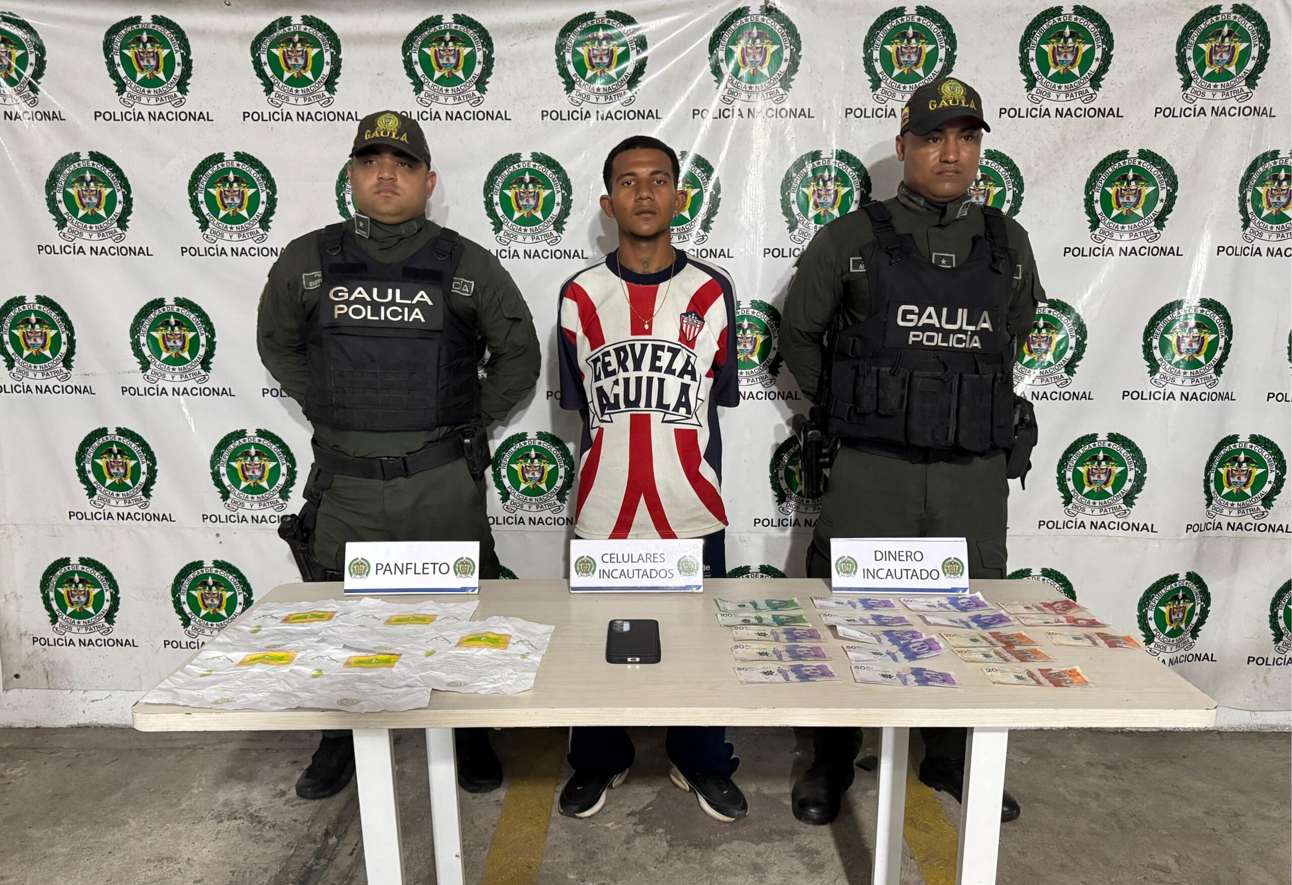 Capturan en flagrancia a extorsionista que recibía un millón de pesos en el suroriente de Barranquilla