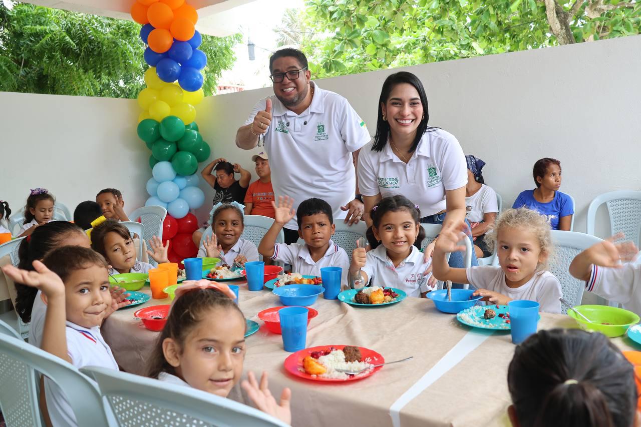 806 niños de Puerto Colombia tienen garantizada la alimentación escolar para este 2025: Alcalde Plinio Cedeño