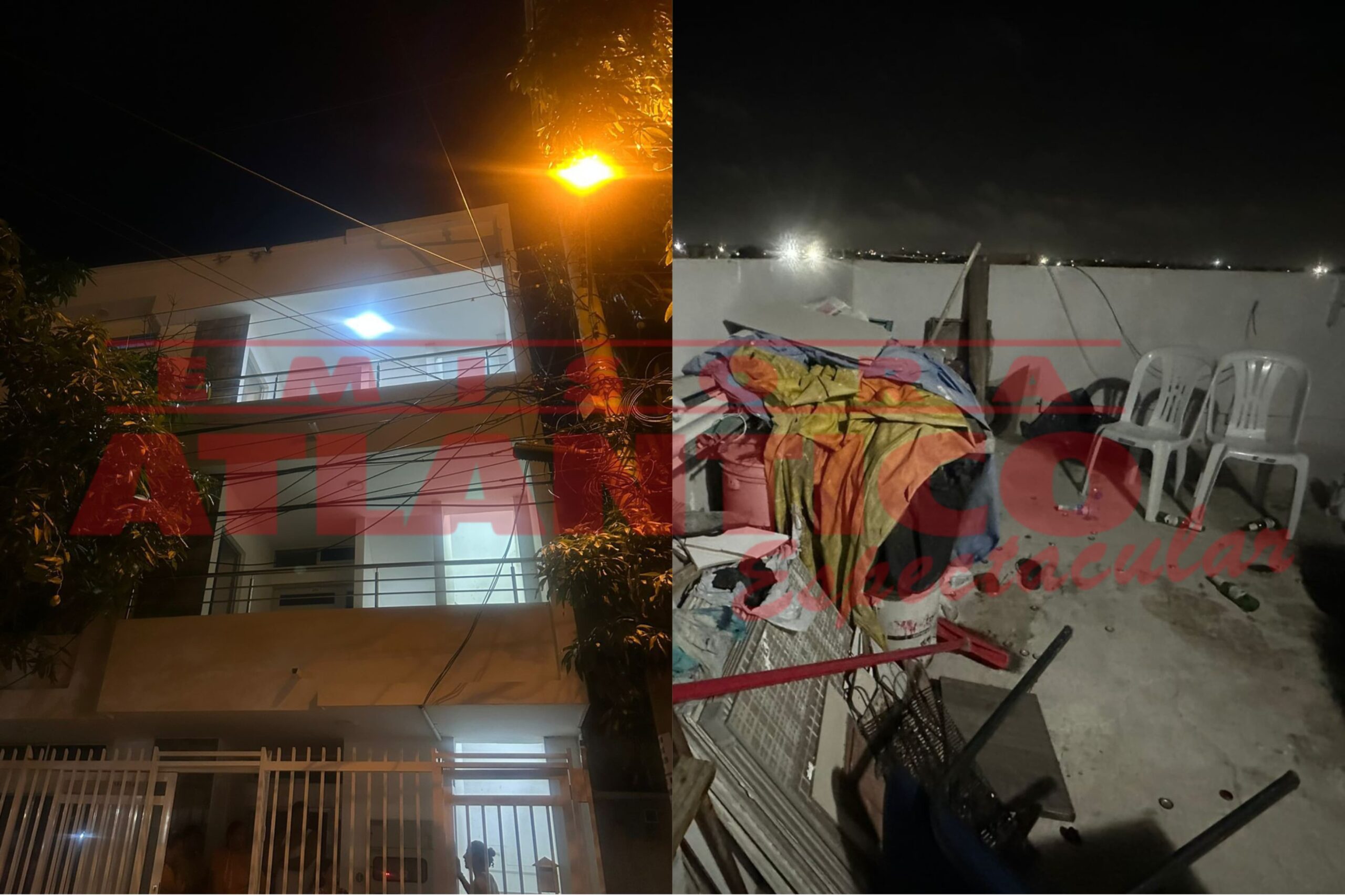 Joven murió electrocutada tras intentar sujetar una carpa en azotea de su casa en Soledad