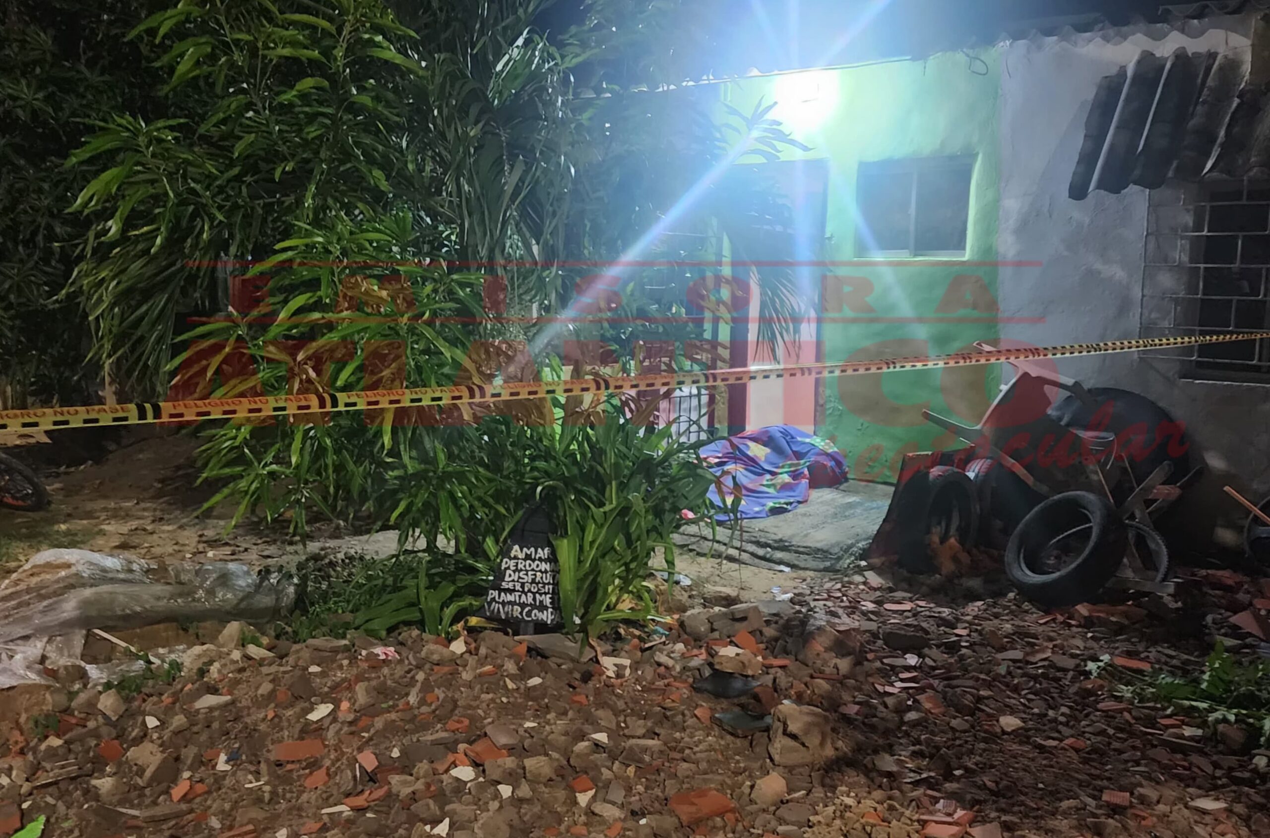 Asesinan de un disparo en la cabeza a hombre en su vivienda de Mundo Feliz en Galapa