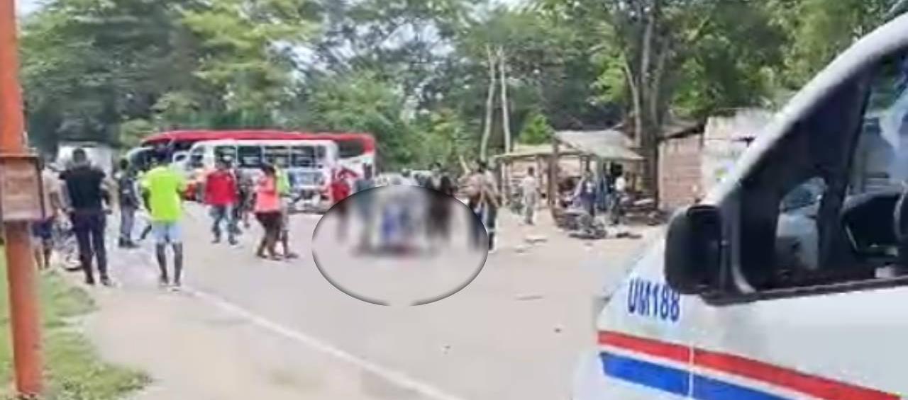 Choque entre bus y motocicletas en la vía Cordialidad deja un muerto y ...