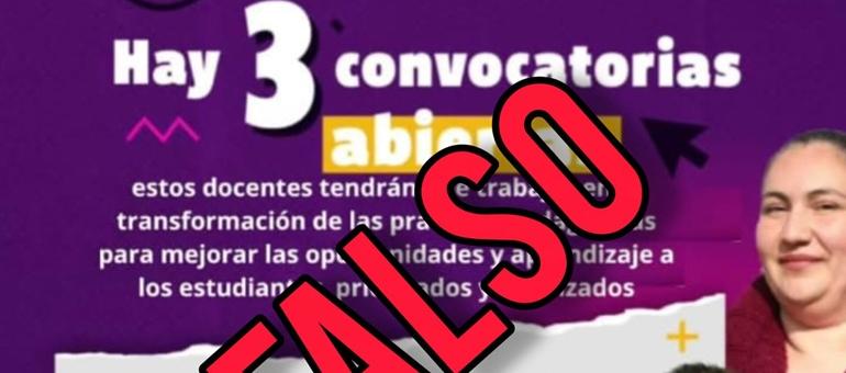MinEducación alerta sobre falsa oferta laboral para docentes