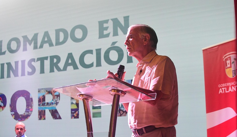 Gobernador Eduardo Verano dio apertura a diplomado en Administración Deportiva