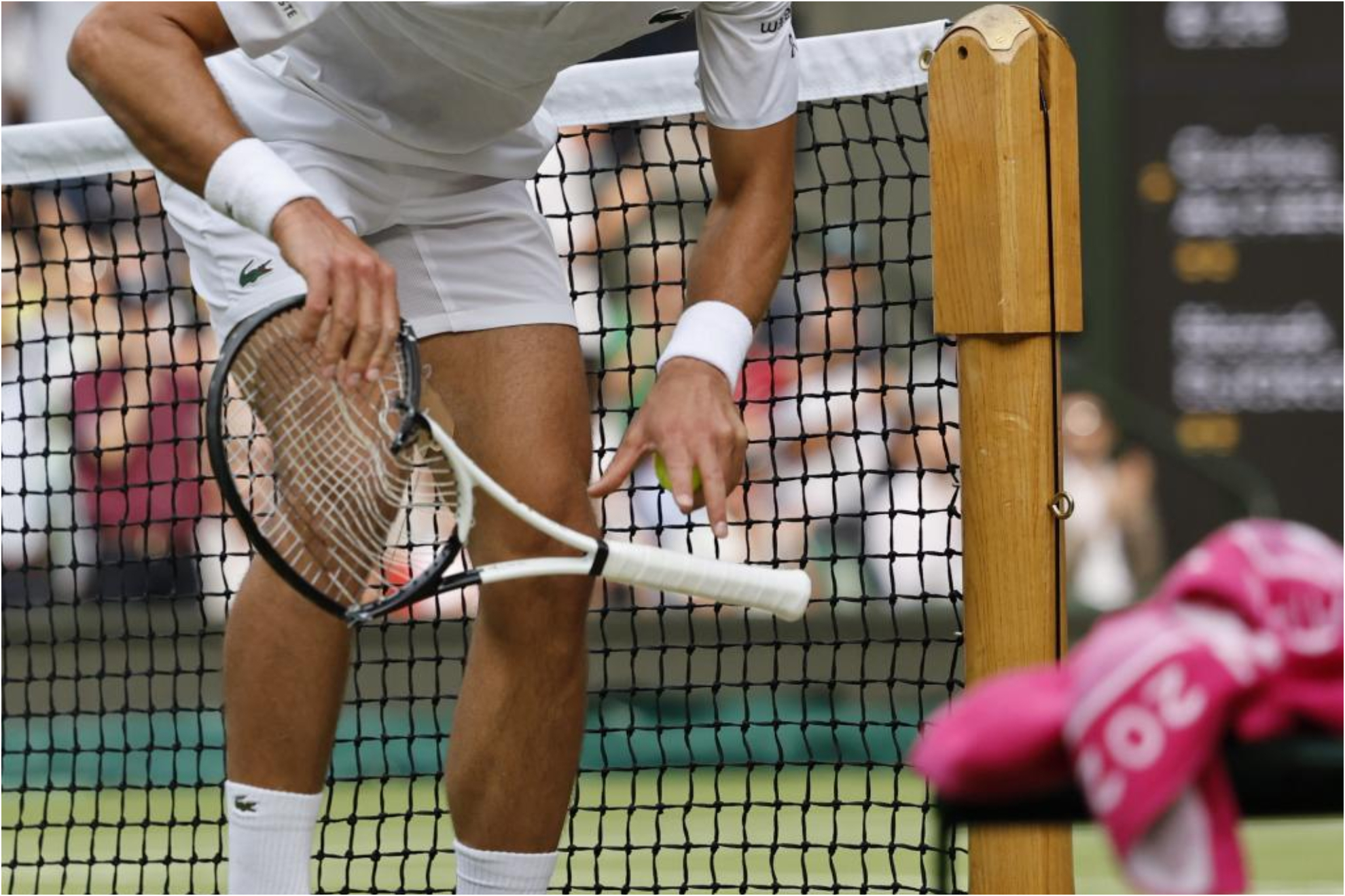 Las multas en el Wimbledom para los jugadores